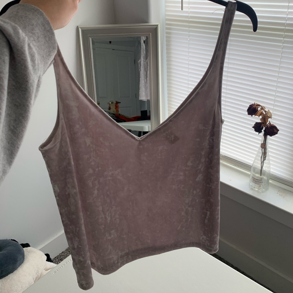 Velvet tank top